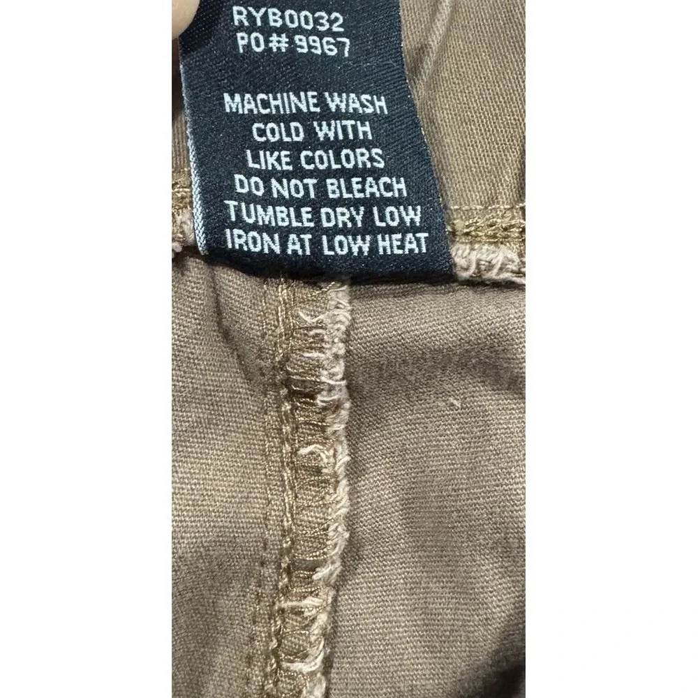 Ring of Fire Mens Jogger Pants Large Brown Elastic Waist Stretch RYB0032